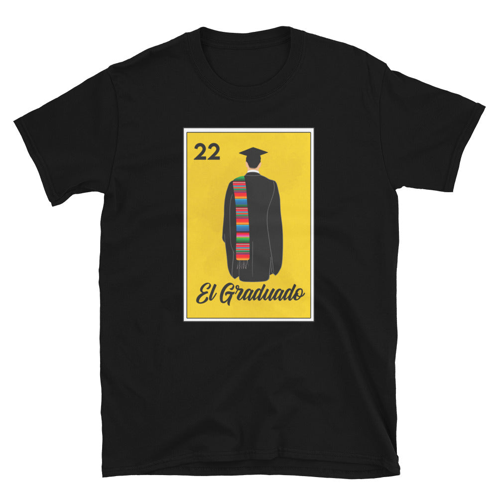 El Graduado Mexican Loteria T-Shirt El Graduado Mexican Loteria T-Shirt