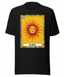 El Sol Mexican Loteria T-Shirt
