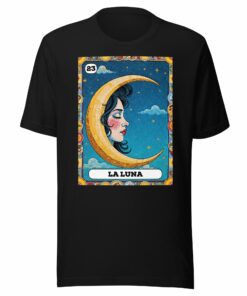 La Luna Mexican Loteria T-Shirt
