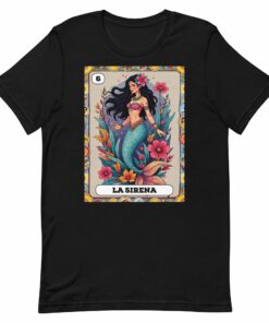 La Sirena Mexican Loteria T-shirt
