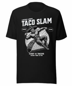 Lucha Libre Taco Slam T-Shirt for Taco Lovers